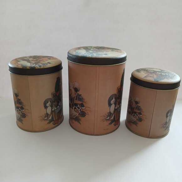 3 Vintage Christmas tins - Picture 3 of 10